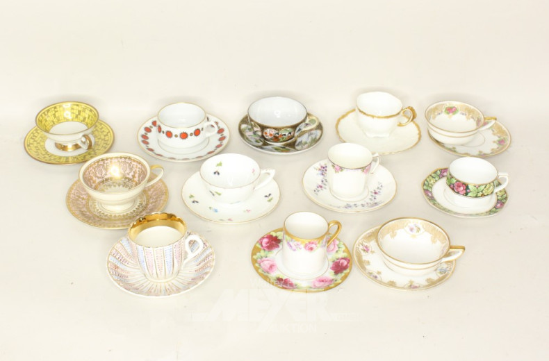 25 Porz.-Mokka-Sammeltassen