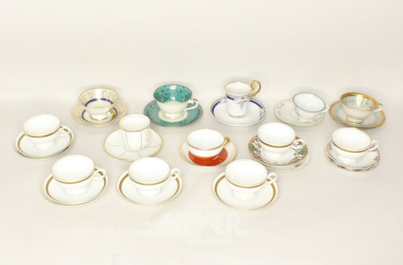 25 Porz.-Mokka-Sammeltassen