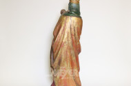 Skulptur ''Madonna mit Kind'', Holz,