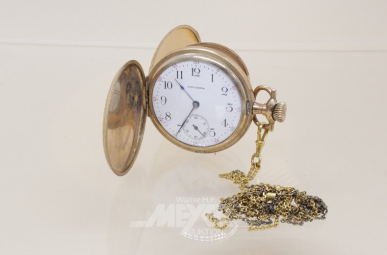 Sprungdeckel-Taschenuhr WALTHAM,