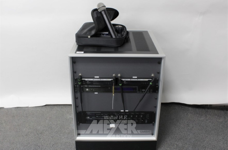 Musik-Rack, rollbar, bestehend aus:
