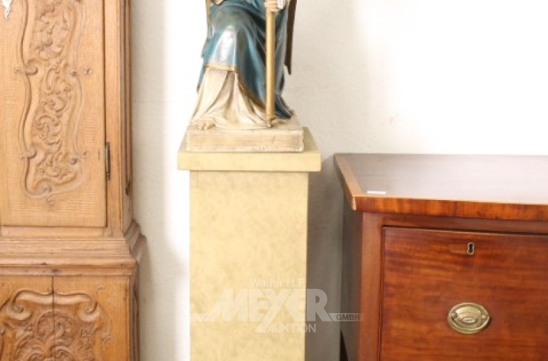 Paar Deko-Säulen, Holz,