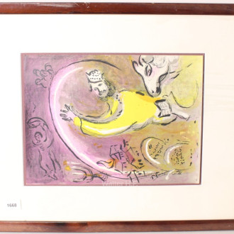 3 Bilder im Stil nach Chagall,