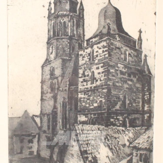 Radierung ''Moritzkirche'', 7/100