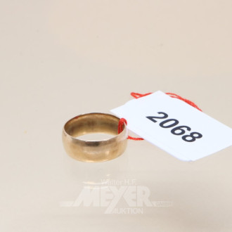 Ring, 585er GG (Säuretest), ca. 4 g