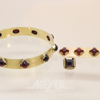 Schmuck-Set 3-tlg., 585er GG,