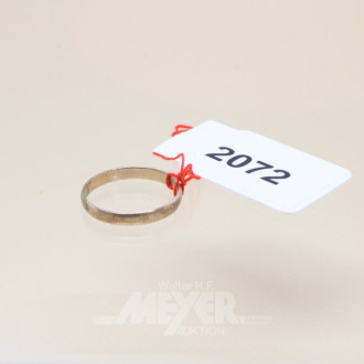 Trauring, 333er GG, ca. 2 g