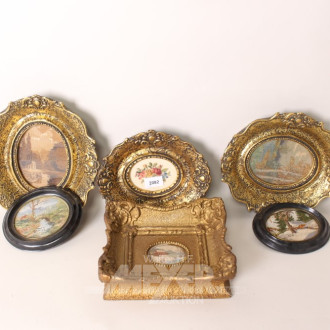 10 versch. kleine Stickbilder,