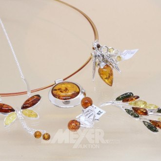 5 Teile Bernstein Schmuck