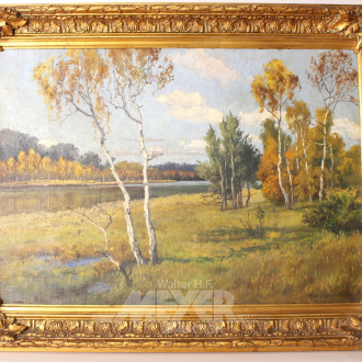 Gemälde ''Herbstbirken''