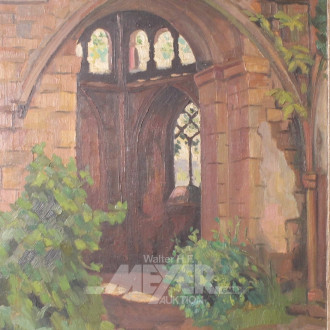 Gemälde ''Kirchenportal'',