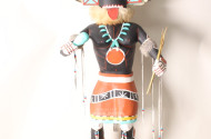 gr. Kachina-Holzfigur, Amerika 20. Jh.