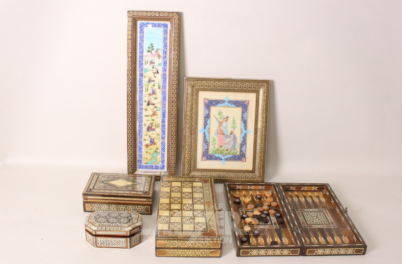 Konvolut persische Dosen,