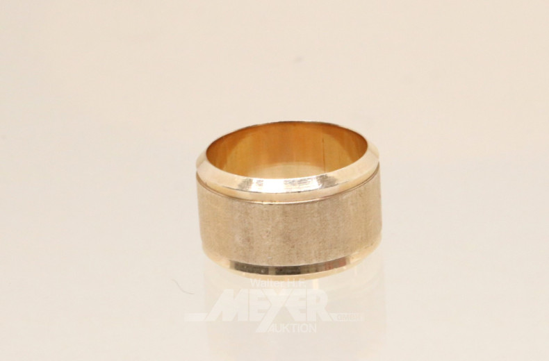 Ring, 585er GG, ca. 15 g