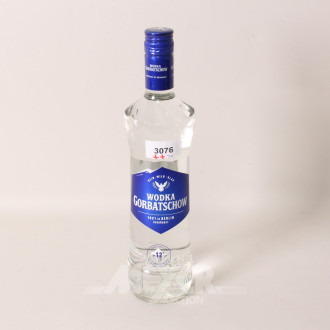 7 Flaschen Vodka GORBATSCHOW