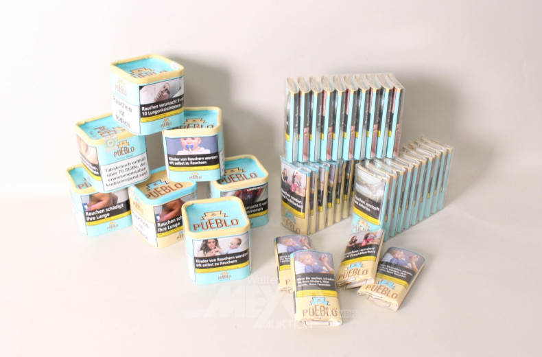 Posten versch. Tabak, ca. 40 Packungen