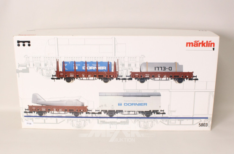 Güterwagon-Set, MÄRKLIN 5803, OVP
