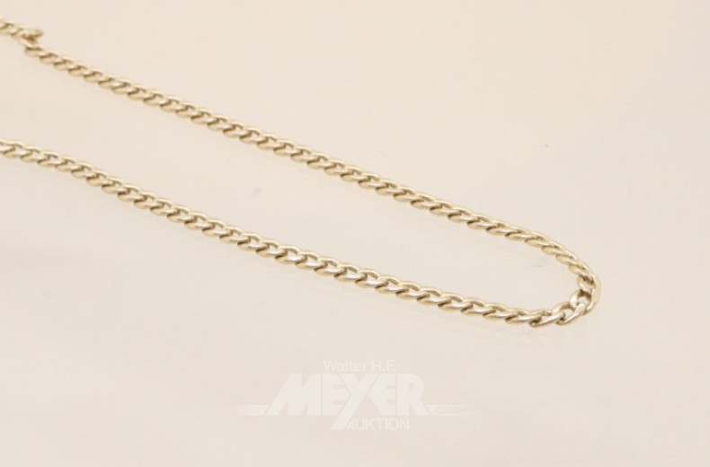 Panzerkette, 585er GG, Länge: 55 cm,