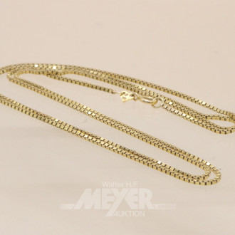 lange Halskette, 585er GG
