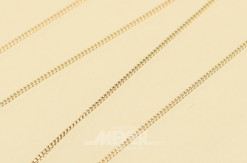 Kette, 585er GG, ca. 3 g.