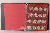 Münzalbum mit 70 Münzen
