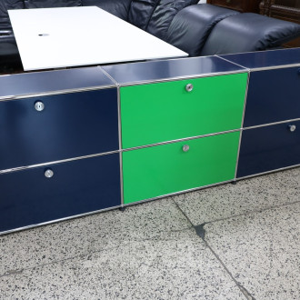 Sideboard USM-Haller, blau/grün