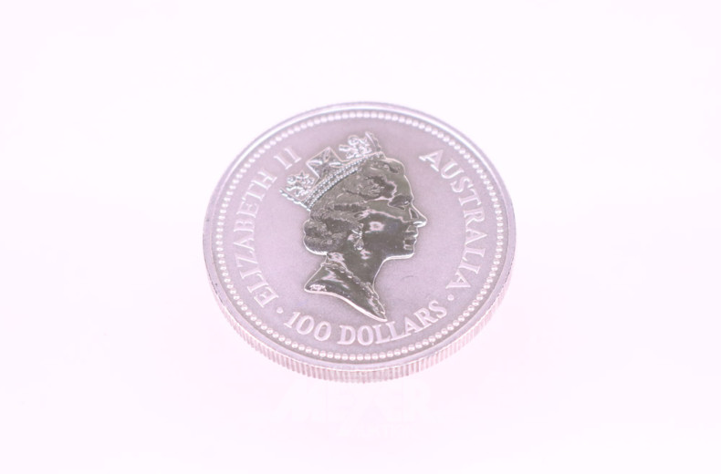 Platinmünze, 100 Dollar,