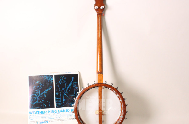 Banjo mit 2 Trommelfellen REMO Weather