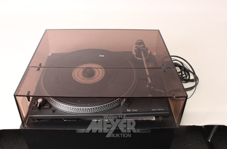 2 Plattenspieler DUAL Modell: 626 u. 506,