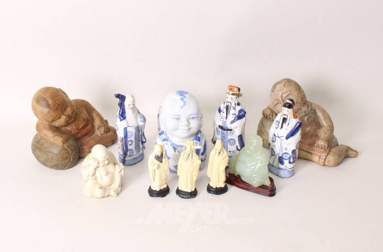 Posten asiat. Dekorationen: