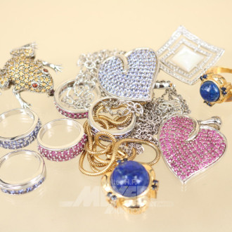 Konvolut Silberschmuck: