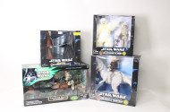 4 Modell-Figuren, STAR WARS, in OVP