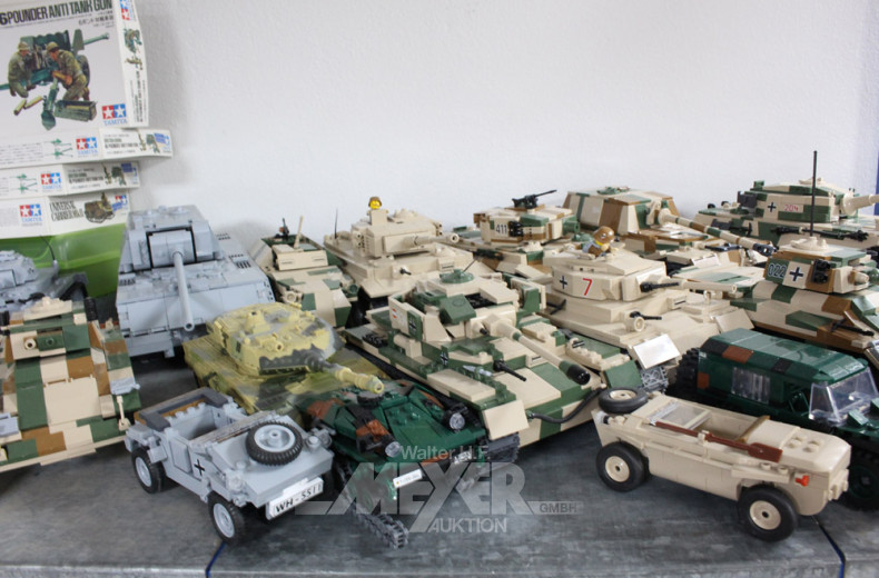 Posten div. Modell-Bausätze: