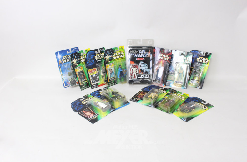 Posten div. STAR WARS-Figuren und