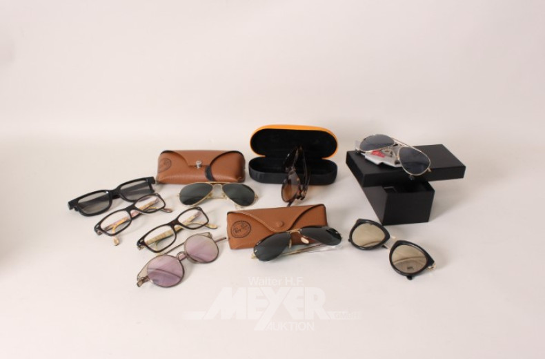 Posten Brillen u.a. Ray-Ban, LeSpecs
