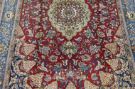 Orientteppich ''Ghom'', rotgrundig floral,