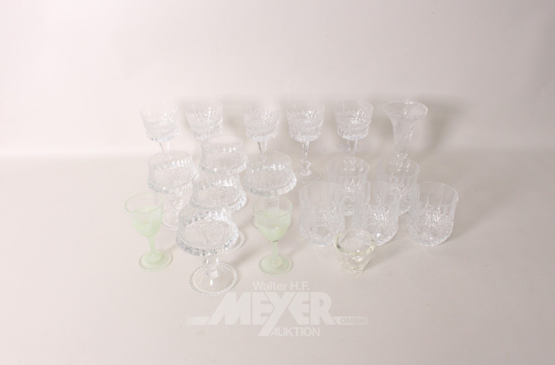 Posten Glas und Kristall: Vasen,