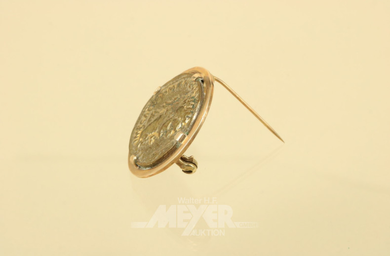 Brosche Fassung, 585er GG