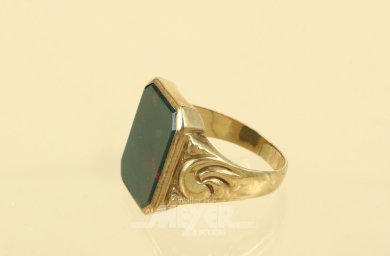 Herrenring, 333er GG, besetzt