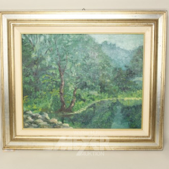 Gemälde ''Waldsee''