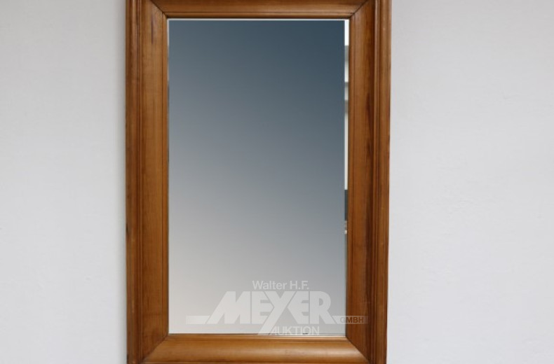 Spiegel im Holzrahmen, 100x45 cm